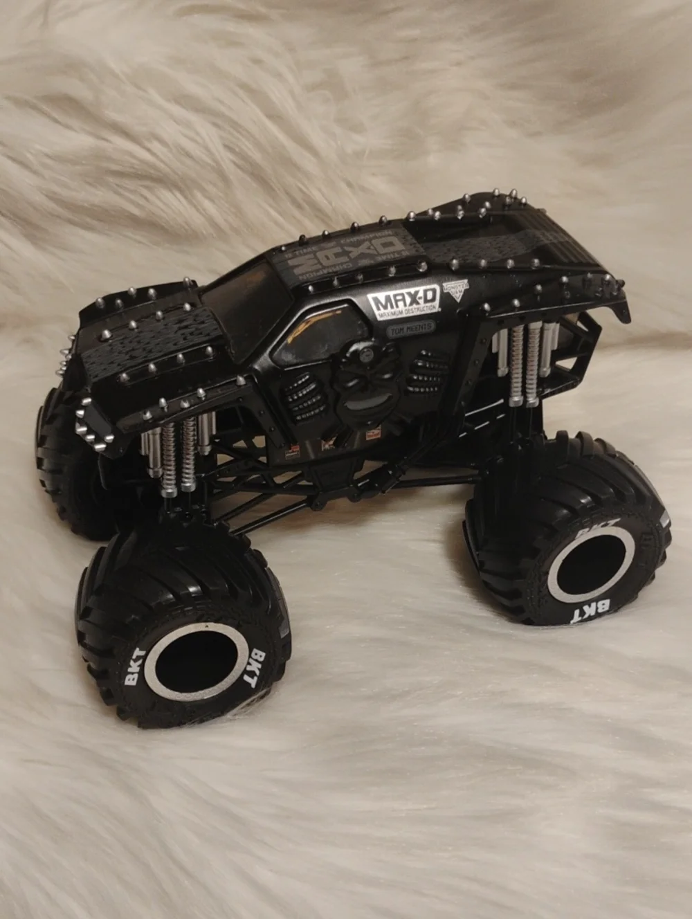 (C-75) MAX-D Black Monster Truck Toy Off-Road Adventure Vehicle